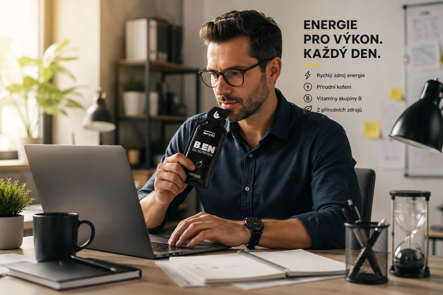 BE.N Energy gel pro aktivní den